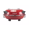 Beper P101CUD300 Party Line picos krosnelė, 1200 W, 400°C, 31 cm ugniai atsparus akmuo, raudona