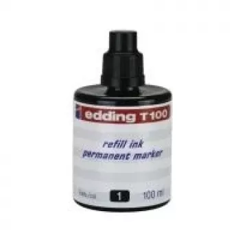 Markerio pildymo rašalas Edding T 100 juodas 100 ml