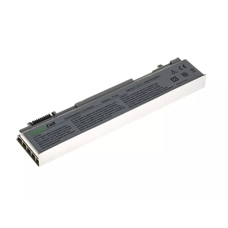 Green Cell DE09 baterija nešiojamam kompiuteriui DELL Latitude E6400 E6410 E6500, Li‑Jon 4400 mAh, 11,1 V, 6 elementų, sidabrinė