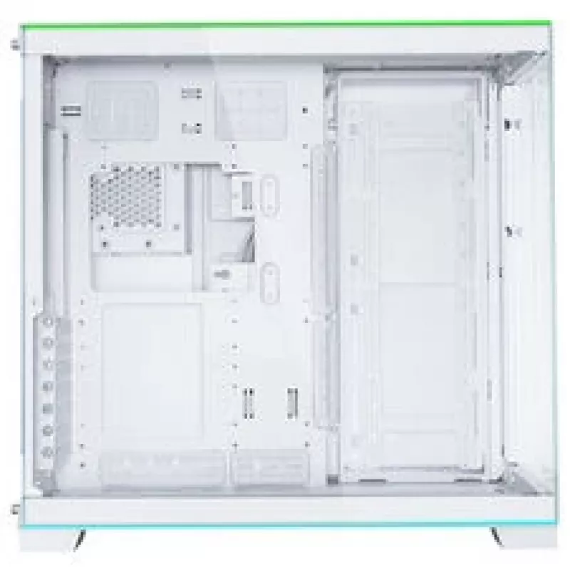 Lian Li O11 Dynamic EVO RGB PC korpuso komplektas + HydroShift II LCD-S 360TL AiO + 6x UNI FAN SL-INF 120 Reverse Blade ventiliatoriai - balta