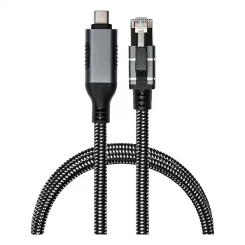 Good Connections Ethernet kabelis USB-C RJ45, antracito spalvos, 2,0 m