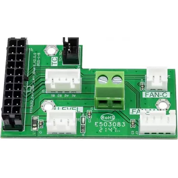 3D ekstruderio valdymo plokštė Flashforge Creator 4 Green – atsarginė ekstruderio plokštė, skirta Creator 4