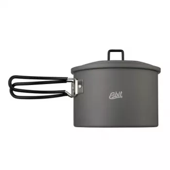 ESBIT PT1600HA keptuvė stovyklavimui 1.6 L aliuminis, juoda