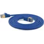 Wantec itin plonas Cat.7 laidinis kabelis SSTP 0,2 m - S/FTP (S-STP) - RJ-45 - RJ-45 - Mėlynas (7128)