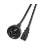 Microconnect PE030718AUSTRALIA maitinimo laidas juodas 1,8 m C7 jungtimi