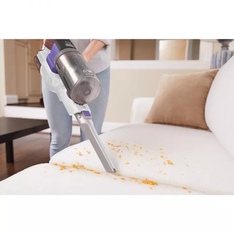 Black & Decker BHFEV1825CP belaidis dulkių siurblys 2-in-1, 2,5 Ah, baltas