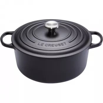 Le Creuset Signature apvalus kepimo indas 26 cm juodas (21177260000430)