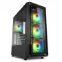 PC korpusas Sharkoon TK4 RGB Midi Tower juodas