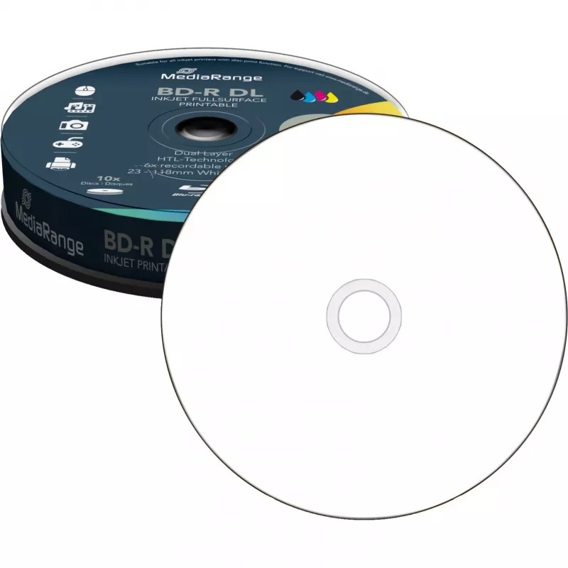 BD-R MediaRange MR509 50 GB 10 vnt. dviejų sluoksnių įrašomi diskai
