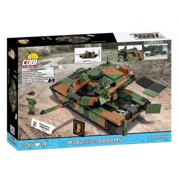 Konstruktorius Cobi M1A2 SEPV3 Abrams su 1065 kaladėlių