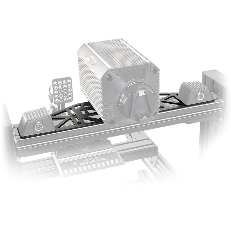 Tvirtinimo laikiklis Asetek SimSports 460×120×5 mm, plieninis, juodas