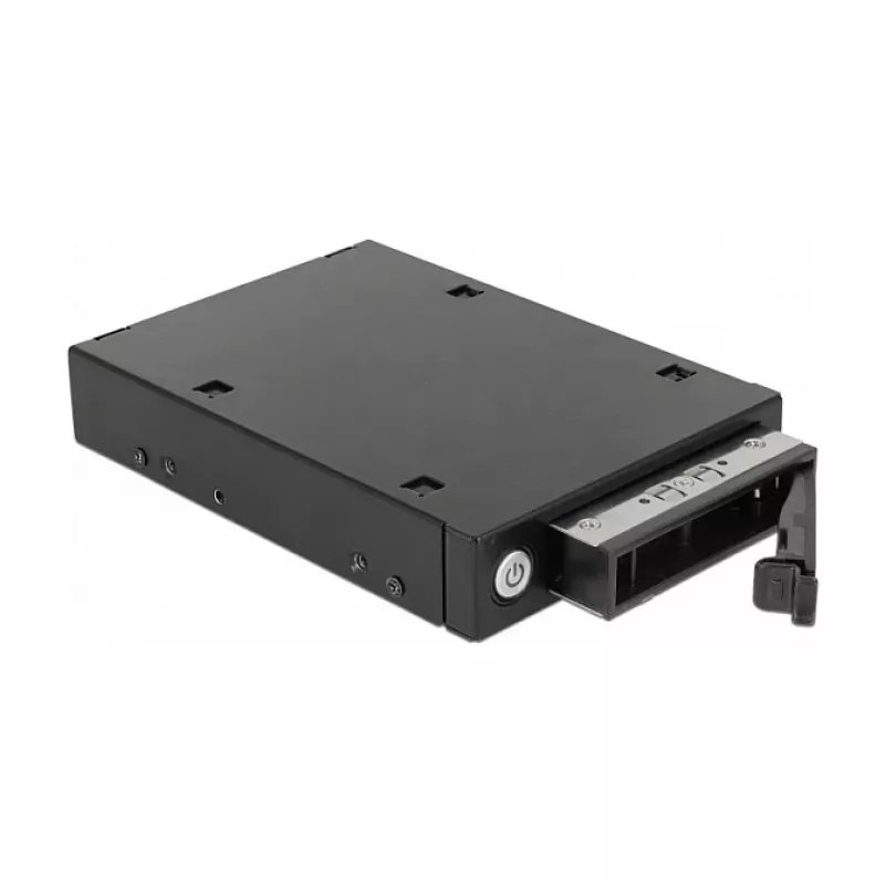 DeLOCK 47232 Juodas metalinis krepšelis 2,5 inch diskams į 3,5 inch lizdą