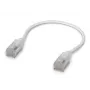 Tinklo jungiamasis laidas UBIQUITI UACC-Cable-Patch-EL-C6A 0,15 m Cat6a RJ-45 peršviečiamai baltas