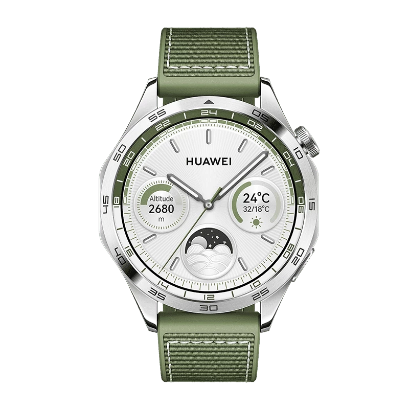HUAWEI WATCH GT 4 išmanusis laikrodis – iki 2 savaičių baterijos veikimo laikas, kūno rengybos stebėjimas, suderinamas su Android ir iOS, sveikatos stebėjimas su pulso bangų aritmijos analize