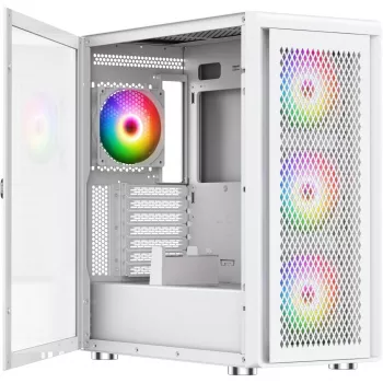 Korpusas Silentware Air 100 White – vidutinis bokštas, ATX, baltas