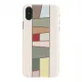 Dėklas iPhone X/XS iš medžio ir polikarbonato – baltas