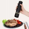 Druskos malūnėlis PROMIS MP34, keraminis peiliukas, reguliuojamas smulkumas, 180 mm, juodas, USB