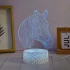 Manta SNL116RGB LED RGB 3D dekoratyvinė lempa su arkliais