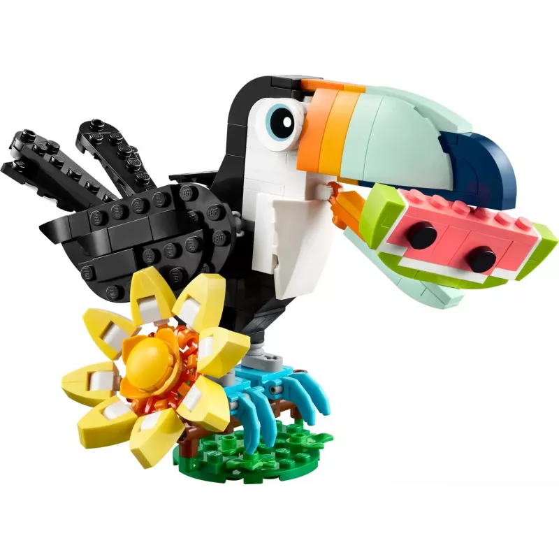 Konstruktorius LEGO Creator 3-in-1 Laukiniai gyvūnai – Tropinis tukanas 31173