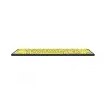 Belaidė Bluetooth klaviatūra Logickeyboard LKB-LPBY-BTPC-DE, QWERTZ, didelės raidės, geltona/juoda