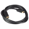 Akyga AK-AV-10 DisplayPort kabelis, kištukas–kištukas, auksuoti kištukai, 1,8 m, juodas