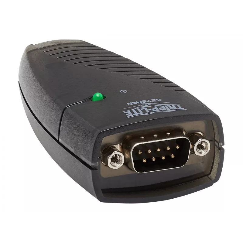 Tripp Lite USA-19HS Keyspan USB į Serial adapteris – USB-A kištukas į DB9 RS232 kištuką – 0,91 m – TAA