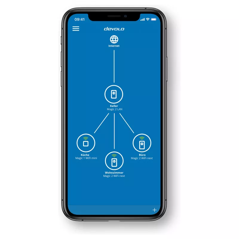 Devolo Magic 2 WiFi next Multiroom Kit, 3 adapteriai, Powerline