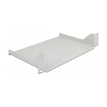 Rack lentyna DeLOCK 10″ 1U pilka plieninė tinklo spintai