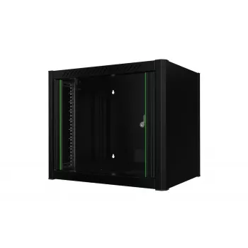 Lanview 48,30cm (19 inch) 9U W=600mm D=450mm (RWM09U45BL) – stelažas montavimui ant sienos