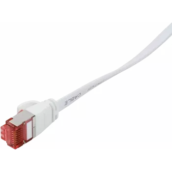 Logilink SlimLine jungiamasis kabelis RJ-45 (M) į RJ-45 (M) 1 m U/FTP PiMF CAT6 liejinis užkabinamas plokščias baltas CF2031S