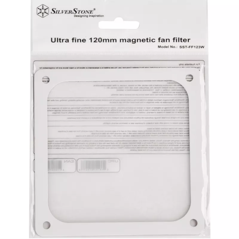Dulkių filtras SilverStone SST-FF123W 120 mm baltas