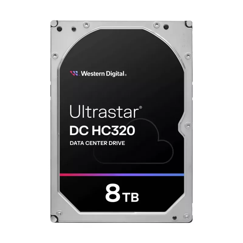 Vidinis 3,5 colio SAS kietasis diskas Western Digital Ultrastar DC HC320 8 TB, 7200 aps/min, 12 Gbit/s, 256 MB talpykla