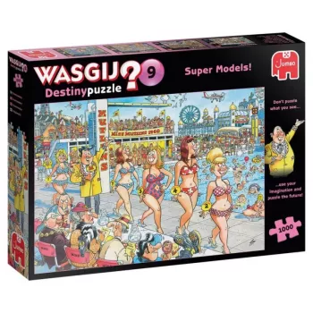 Jumbo dėlionė Wasgij Destiny 9 Super Models! 1000 detalių (81931)