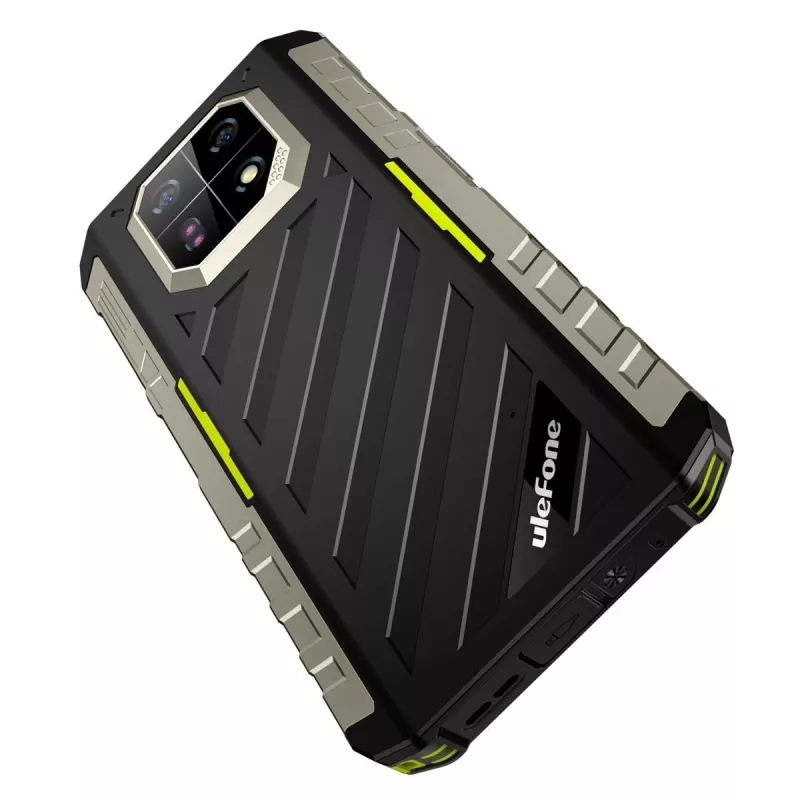UleFone Armor 22 4G išmanusis telefonas, 9GB RAM, 128GB atmintis, IP69K, žalias