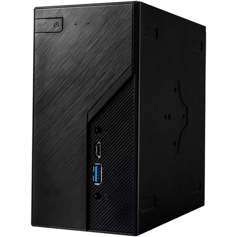 ASRock DeskMini H470 - Barebone - Mini PC - LGA1200 lizdas - Intel H470 - be procesoriaus - RAM 0 GB - GigE