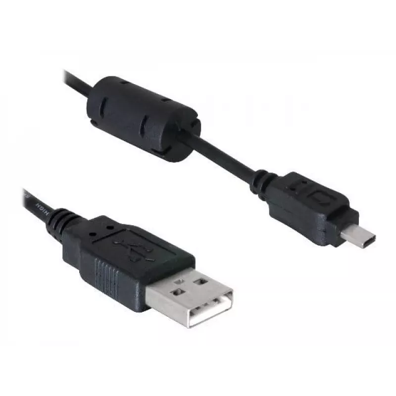 Delock 82414 USB kabelis fotoaparatui (Nikon 8-pin UC-E6), 1,83 m, juodas
