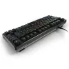 Sharkoon SGK25 klaviatūra USB QWERTZ vokiška juoda 75% RGB LED