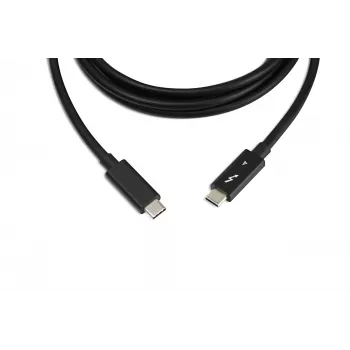 Thunderbolt laidas Lenovo 4Z51A40455 — 2 m, 40 Gbit/s, kištukas‑kištukas, juodas