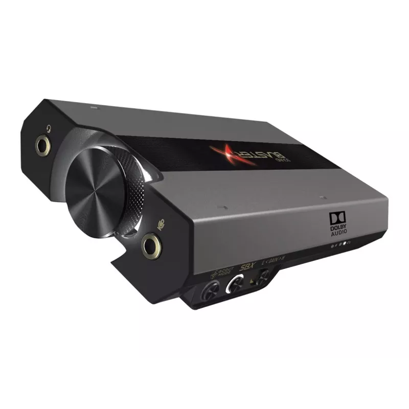 Creative Sound BlasterX G6 - išorinis USB DAC ir stiprintuvas