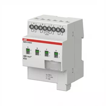 Jungiklio pavara (Schaltaktor) 4 kanalų, 16 A, C apkrova, ABB REG SA/S4.16.6.2