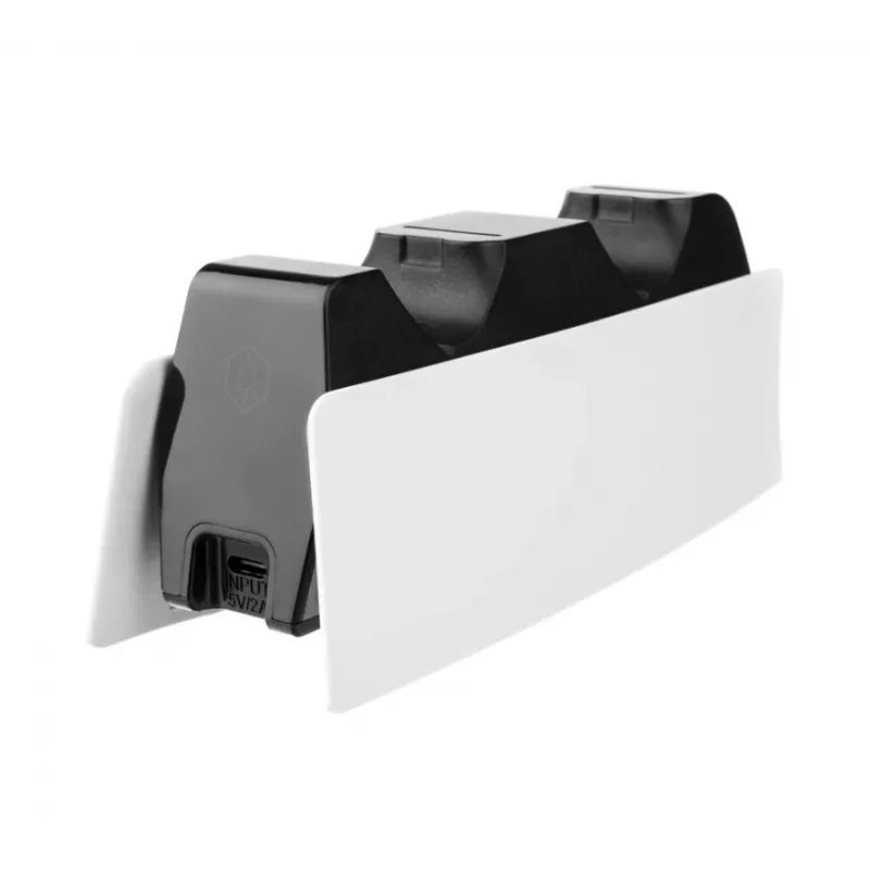Įkrovimo stotelė FIXED FIXPS5-DCC-BW, skirta PlayStation 5, juoda-balta
