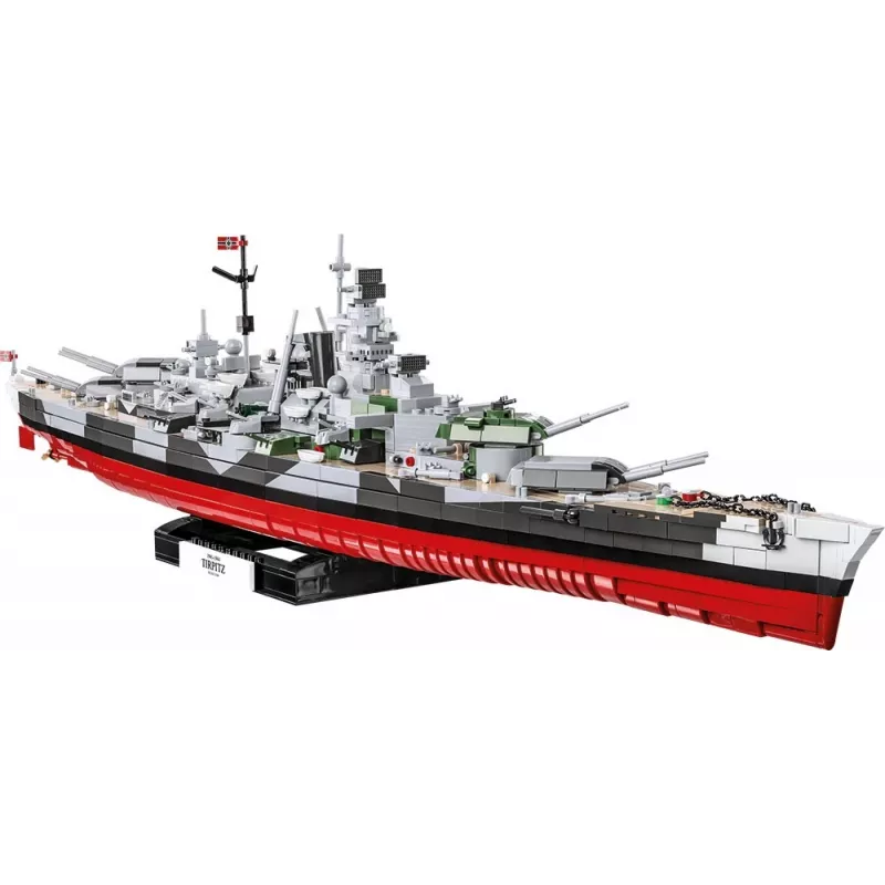 Lėktuvnešio Tirpitz modelis COBI COBI-4839 Konstravimo rinkinys Mastelis 1:300 Ilgis 870 mm Aukštis 215 mm