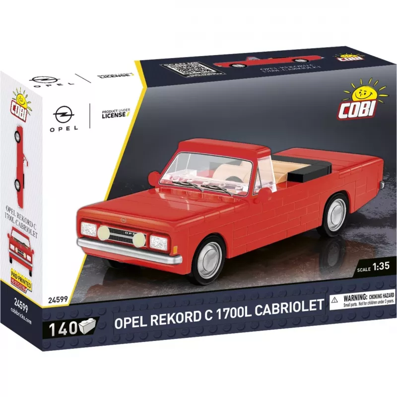 Cobi konstruktorius Opel Rekord C 1700 L kabrioletas modelio rinkinys