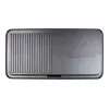 Elektrinis stalo grilis Rommelsbacher BBQ 2003 — 1900 W, 50×25 cm, briaunotas + Teppanyaki, reguliuojamas termostatas, sidabrinis/juodas
