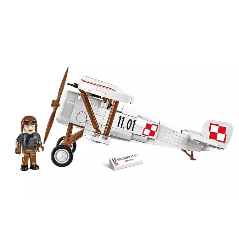 Cobi konstravimo rinkinys Nieuport 17 C.1, 274 detalės, modelio rinkinys