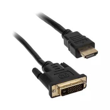 Vaizdo kabelio adapteris Akasa AK-CBHD06-20BK 2m DVI-D HDMI juodas
