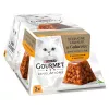 Purina Gourmet Revelations drėgnas ėdalas katėms, gabaliukai drebučiuose su višta, 2 x 57 g