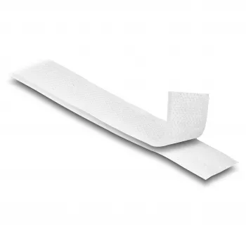 DeLOCK Heavy-duty lipnusis užsegimas 10 m x 20 mm baltas