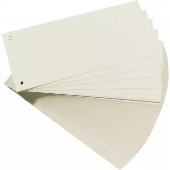 Skirstytuvai Herlitz 10843654 kartoniniai balti 100 vnt.