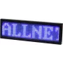 ALLNET elektroninė vardinė lentelė programuojama Serial - Mėlyna